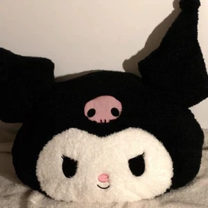Black Plush Doll Squishie Sofa Cushion Throw Pillow Cosplay Gift Large# - Picture 1 of 2