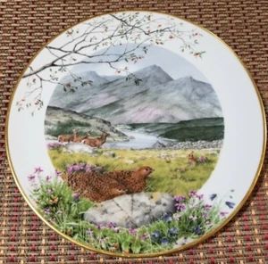 Peter Barrett Franklin Mint Porcelain 1979 Plate September on the Moors  B5 - Picture 1 of 5