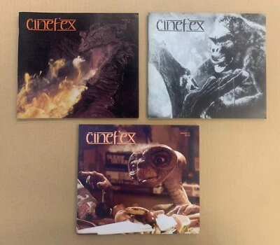 Cinefex Magazine Lot #6 Dragonslayer, #7 King King, #11 E.T.  Excellent Cond. - Image 1 of 2