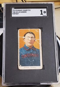 1909-11 T206 Miller Huggins Portrait SGC 1