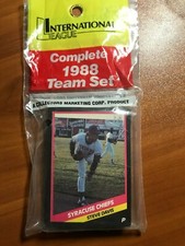 1988 CMC 25-card Syracuse Chiefs Team Set Jack O'Connor  Glenallen Hill