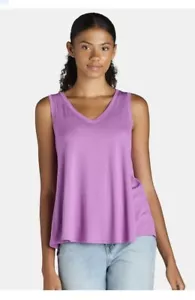 TIME and TRU Womens Tank Top Size Medium 8-10 Relaxed Fit Sleeveless Orchid New - Picture 1 of 7