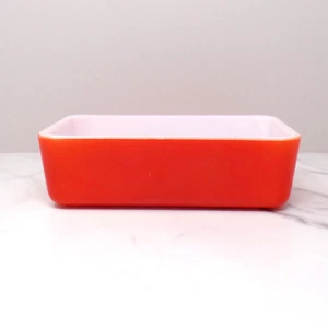 Vintage McKee Red Refrigerator Dish, No Lid (1960s) - Picture 1 of 8