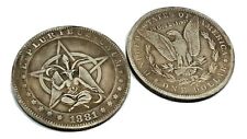 Baphomet Coin Goat Pentagram Occult Black Magic Hobo Satanic Token Coin