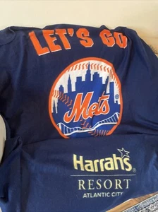 Let’s go Mets throw blanket Harrah’s Resort Atlantic City 4’x5’ - Picture 1 of 4