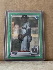 Christian Javier 2020 Bowman Chrome Mojo Refractor Green /99 BCP-56