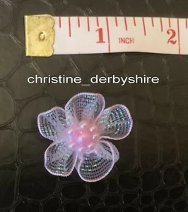 ACCESORIO DE ARCO MAGNÉTICO PARA EL CABELLO ROSA BRILLANTE Y FLOR PERLADA 4 RENACIDOS/BEBÉ - Imagen 1 de 1