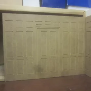 Dolls House 12th scale Wall Panelling very Tall 3 high False Door Way MDF314 - Picture 1 of 1