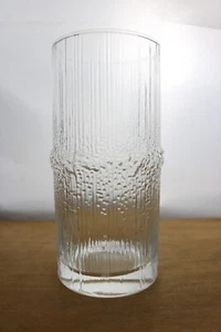 Iittala Glas NIVA Longdrinkglas (es) Finnland strukturiert klar 5 5/8" - Bild 1 von 5