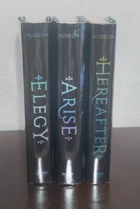 Signed Tara Hudson 3-Book Set Hereafter Trilogy: Hereafter, Arise, Elegy HC NF - Picture 1 of 10