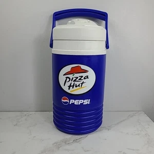 Pizza Hut Vintage Igloo Pepsi 1/2 Gallon Water Pitcher Cooler Jug Drink Carry - Picture 1 of 9