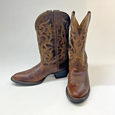 Botas occidentales de cuero Laredo Maddie marrón envejecido para mujer talla 10 M 51112... Foto 1 de 4