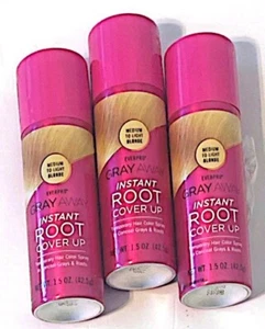 Everpro Gray Away Instant Root Cover Up Medium To Light Blonde (3PK) New Exp8/25 - Picture 1 of 1