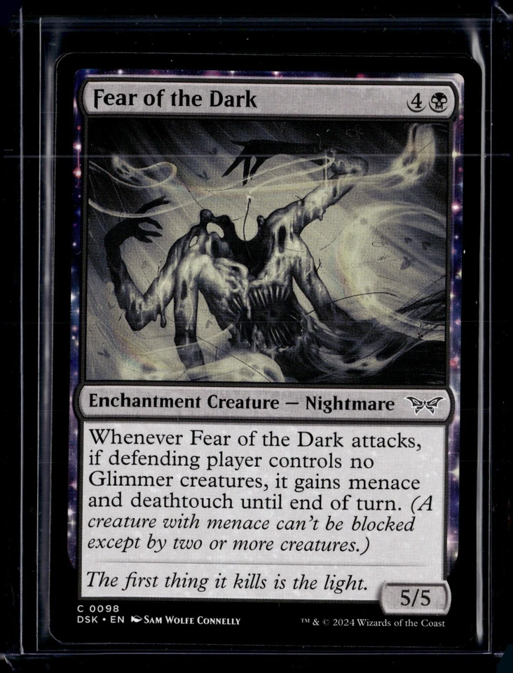Fear Of The Dark - 98 - DSK - NM - MTG Magic the Gathering - Image 1 of 1
