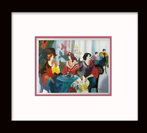 PATRICIA GOVEZENSKY • 'Clear Spring' Custom Framed Plate Signed Art Print - Picture 1 of 2