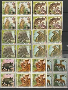4 bloques de vida silvestre Rep.Guinea Ecuatorial sin usar 41a - Imagen 1 de 1