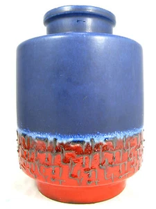 70´s Carstens Keramik pottery  vase 1264 - 25 in a beautiful colour combination  - Bild 1 von 10