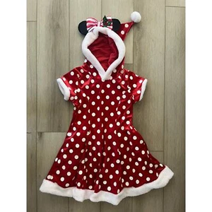 Disney Minnie Mouse Holiday Dress Girls Size XL (11/12) - Picture 1 of 7