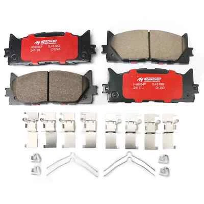 Front Ceramic Brake Pads fits 2007 - 2017 Toyota Avalon Camry Lexus ES300h ES350 - Image 1 of 4