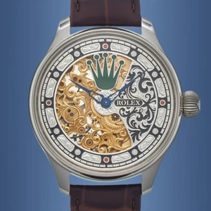 Marriage watch ROLEX 48mm Men with Pocket Arrangement Antique 1947 - Picture 1 of 6