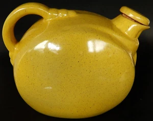 Rare Frankoma Pottery Sunflower Yellow Refrigerator Pitcher Juice Jug Stopper - Picture 1 of 10