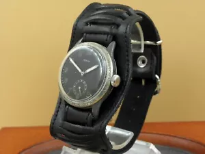 VINTAGE ALPINA KAL. 592 2. Weltkrieg Wehrmacht MILITÄRUHR - Bild 1 von 11