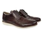 Florsheim Shoes Comfortech Size 12 M Wingtip Oxford Shoes Brown Leather 14277