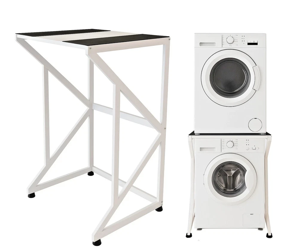 Kit di sovrapposizione per lavatrice asciugatrice accatastamento torre supporto - Immagine 1 di 4