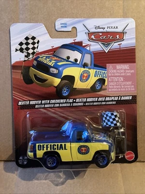 DISNEY CARS DIECAST - Dexter Hoover With Checkered Flag- Combined Postage