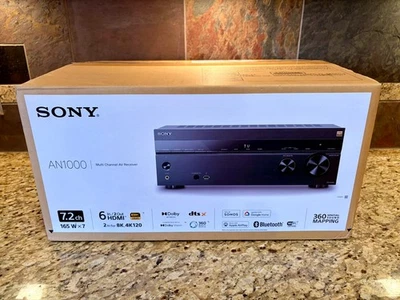 Sony STR-AN1000 7.2 CH Surround Sound Home Theater 8K A/V Receiver: Dolby Atmos - Image 1 of 4