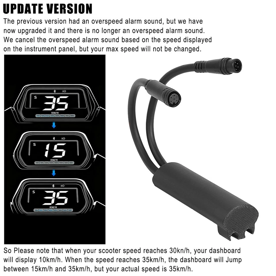 MARKENLOS Unlock Geschwindigkeitsregler Limit Kabel für Ninebot ZT3 Pro /ZT3 Elektroroller