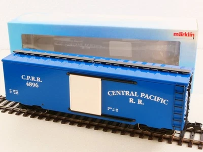 Märklin 5492 Maxi Boxcar Freight Car Central Pacific SW 1 Top! OVP BL 1705-14-7 - Image 1 of 4