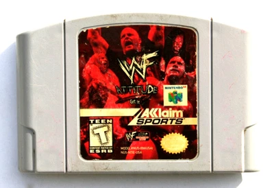 WWF Attitude Get It! (Nintendo 64, 1999) N64 PROBADO Foto 1 de 2