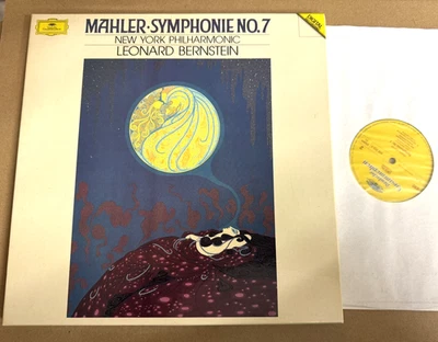 418 211-1 Mahler Symphony No. 7 Leonard Bernstein New York Philharmonic 2 LP box - Image 1 of 4