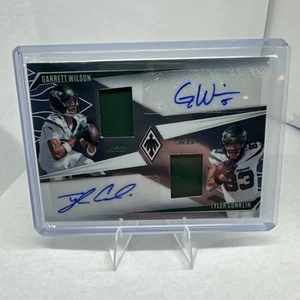 🔥2024 Panini Phoenix Football Dual Auto Jets Tyler Conklin/Garrett Wilson/49 🔥 - Picture 1 of 7