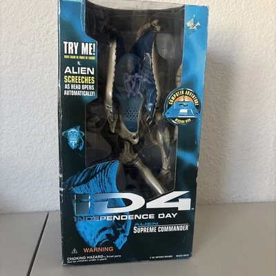 ✅Figura de acción ID4-Independence Day-Vintage-1996-Alien Supreme Commander-Toy Foto 1 de 4