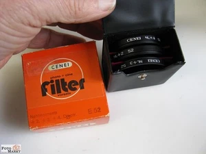 Nahlinsen-Satz Cenei-Germany + 2 3 4 Dioptr. 52 MM Filter Thread Close Up - Picture 1 of 2