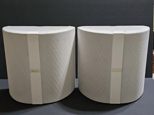 2 Boston Acoustics VR-MX Wide Dispersion Surround speakers Vintage Tested White - Picture 1 of 13