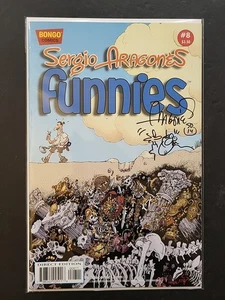 Sergio Aragones Funnies #8 Bongo autógrafo firmado como nuevo - Imagen 1 de 6