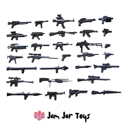 Custom Weapons Fit LEGO Minifigures – Random 10 Pack Mixed Styles & Makers - Image 1 of 4