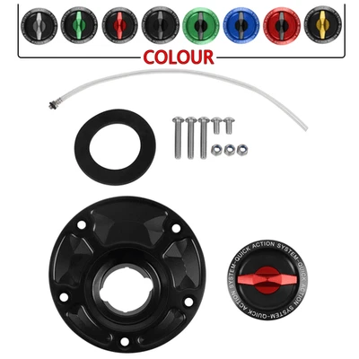 Tapa de tanque de gasolina CNC sin llave para Ducati Monster S2R 1000/Monster S4rs 2006-2008 Foto 1 de 4