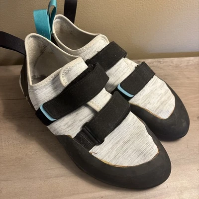 Zapatos de escalada en roca Black Diamond Momentum para mujer gris negro talla 10 correas Foto 1 de 4