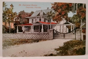 THE JAPANESE HOUSE - Daytona FL Postkarte - 1913 - RARE CARD - Bild 1 von 2