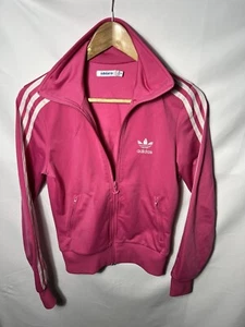 Adidas Sudadera Rosa Blanco TALLA XS Mujer Mujeres Trackshirt Deporte Camiseta - Imagen 1 de 9