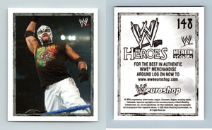 Rey Mysterio #148 WWE Heroes 2008 Merlin Wrestling Sticker