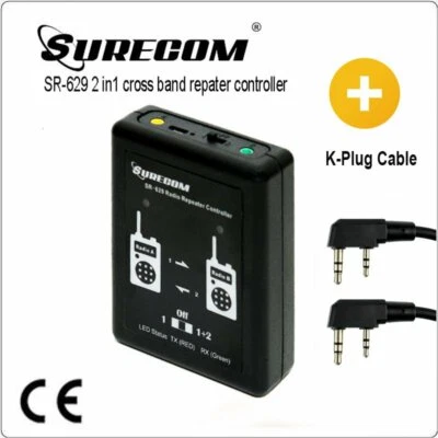 SURECOM SR-629 2 in 1 Duplex Repeater Controller with Kenwood UV5R DM5R cable - Image 1 of 4