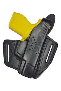 B6 Leather Holster fits Taurus GX4 Beltholster Right-handed black VlaMiTex - Picture 1 of 4