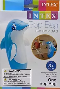 INTEX 3D Bolso Bop Delfín - Inflable Explosivo Bolar Juguete Regalo Niños Diversión - Imagen 1 de 2