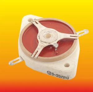 (25-150) pF RUSSIAN VARIABLE CERAMIC TRIMMER CAPACITOR KPK-3 КПК-3 - Picture 1 of 2