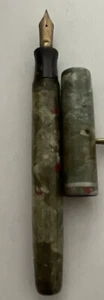 Green Marbled Parker Fountain Pen - Picture 1 of 3